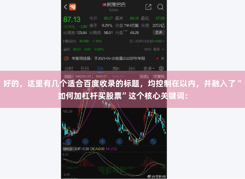 好的，这里有几个适合百度收录的标题，均控制在以内，并融入了“如何加杠杆买股票”这个核心关键词：